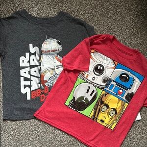 Boys Star Wars Graphic Tees - Size 4